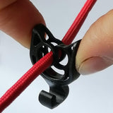 Maxbell Camping Storage Lanyard Strap Canopy Hanger for Backpacking Accessories red