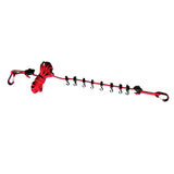 Maxbell Camping Storage Lanyard Strap Canopy Hanger for Backpacking Accessories red
