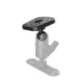 Maxbell Fish Finders Mount Plate Fishfinder Deep Finders Kayak Mounting Base Bracket