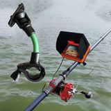 Maxbell Fish Finders Clamp Mount for Fishing Pole Sea Fishing Fishing Rod Mount