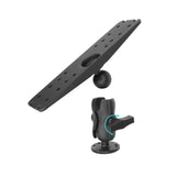 Maxbell Kayak Mounting Base Bracket with 1.5 Inches Ball Fishes Finders Mount Base