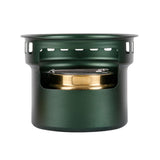 Maxbell Alcohol Stove Camping with Stand with Carrying Bag for BBQ Outdoor Camping Grteen