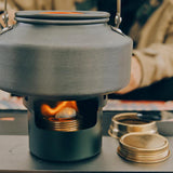 Maxbell Alcohol Stove Camping with Stand with Carrying Bag for BBQ Outdoor Camping Grteen