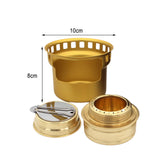 Maxbell Alcohol Stove Camping with Stand with Carrying Bag for BBQ Outdoor Camping Aureate