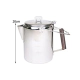 Maxbell Coffee Percolator Camping for Fire for Camping Brew Coffee Stovetop