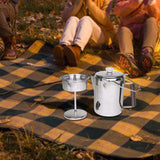 Maxbell Coffee Percolator Camping for Fire for Camping Brew Coffee Stovetop