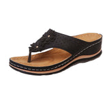 Maxbell Women Sandals Ladies Anti Slip Casual Soft Flat Slippers Open Toe Flat Shoes 40