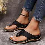 Maxbell Women Sandals Ladies Anti Slip Casual Soft Flat Slippers Open Toe Flat Shoes 40