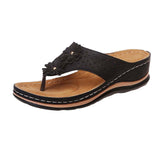 Maxbell Women Sandals Ladies Anti Slip Casual Soft Flat Slippers Open Toe Flat Shoes 41