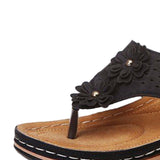 Maxbell Women Sandals Ladies Anti Slip Casual Soft Flat Slippers Open Toe Flat Shoes 42