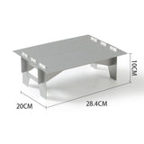 Maxbell Mini Camping Table Small Outdoor Folding Table Desk for BBQ Fishing Beach