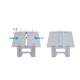 Maxbell Mini Camping Table Small Outdoor Folding Table Desk for BBQ Fishing Beach