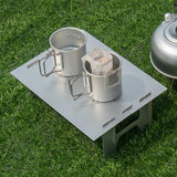 Maxbell Mini Camping Table Small Outdoor Folding Table Desk for BBQ Fishing Beach