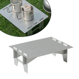 Maxbell Mini Camping Table Small Outdoor Folding Table Desk for BBQ Fishing Beach