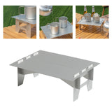 Maxbell Mini Camping Table Small Outdoor Folding Table Desk for BBQ Fishing Beach