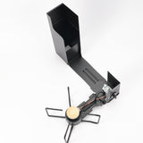 Maxbell Camping Gas Stove Burner with Piezo Ignition Lightweight with Storage Bag Black