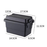 Maxbell Camping Storage Box Durable Storage Bin with Latching Lid Small Storage Case