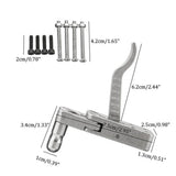 Maxbell Stainless Steel Slingshot Release Device 8 Screws for Fish Wheel Accessories