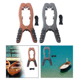 Maxbell Brush Gripper Kayak Anchor Grip with Teeth 487cm Rope Versatile Durable Orange