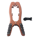 Maxbell Brush Gripper Kayak Anchor Grip with Teeth 487cm Rope Versatile Durable Orange