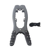 Maxbell Brush Gripper Kayak Anchor Grip with Teeth 487cm Rope Versatile Durable Grey