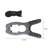 Maxbell Brush Gripper Kayak Anchor Grip with Teeth 487cm Rope Versatile Durable Grey