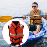 Maxbell Orange Life Jackets Buoyancy Aids Adjustable Anti Scratch for Kayak Fishing