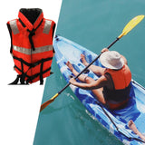 Maxbell Orange Life Jackets Buoyancy Aids Adjustable Anti Scratch for Kayak Fishing