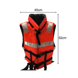 Maxbell Orange Life Jackets Buoyancy Aids Adjustable Anti Scratch for Kayak Fishing