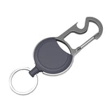 Maxbell Keychain Carabiner Anti Lost Heavy Duty Reusable for Office Home Outdoor black