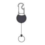 Maxbell Keychain Carabiner Anti Lost Heavy Duty Reusable for Office Home Outdoor black