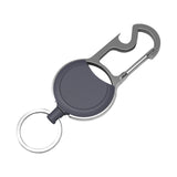 Maxbell Keychain Carabiner Anti Lost Heavy Duty Reusable for Office Home Outdoor black