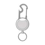 Maxbell Keychain Carabiner Anti Lost Heavy Duty Reusable for Office Home Outdoor white