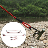 Maxbell 6 Pieces Bungee Cords Elastic Rope Windproof Straps Durable for Outdoor Tent
