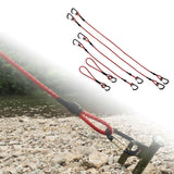 Maxbell 6 Pieces Bungee Cords Elastic Rope Windproof Straps Durable for Outdoor Tent