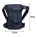Maxbell Drop Leg Pouch Bag Fishing Tackle Bag Fittings for Biking Hiking Traveling Blue