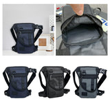 Maxbell Drop Leg Pouch Bag Fishing Tackle Bag Fittings for Biking Hiking Traveling Blue