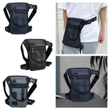 Maxbell Drop Leg Pouch Bag Fishing Tackle Bag Fittings for Biking Hiking Traveling Blue