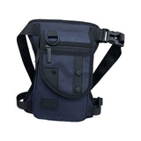 Maxbell Drop Leg Pouch Bag Fishing Tackle Bag Fittings for Biking Hiking Traveling Blue
