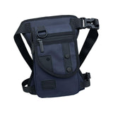 Maxbell Drop Leg Pouch Bag Fishing Tackle Bag Fittings for Biking Hiking Traveling Blue