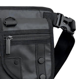 Maxbell Drop Leg Pouch Bag Fishing Tackle Bag Fittings for Biking Hiking Traveling Black