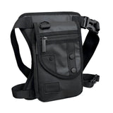 Maxbell Drop Leg Pouch Bag Fishing Tackle Bag Fittings for Biking Hiking Traveling Black