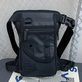 Maxbell Drop Leg Pouch Bag Fishing Tackle Bag Fittings for Biking Hiking Traveling Black