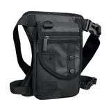 Maxbell Drop Leg Pouch Bag Fishing Tackle Bag Fittings for Biking Hiking Traveling Black