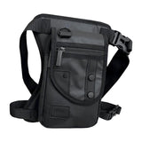 Maxbell Drop Leg Pouch Bag Fishing Tackle Bag Fittings for Biking Hiking Traveling Black