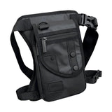 Maxbell Drop Leg Pouch Bag Fishing Tackle Bag Fittings for Biking Hiking Traveling Black