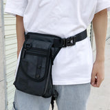 Maxbell Drop Leg Pouch Bag Fishing Tackle Bag Fittings for Biking Hiking Traveling Black