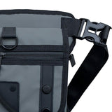 Maxbell Drop Leg Pouch Bag Fishing Tackle Bag Fittings for Biking Hiking Traveling Gray