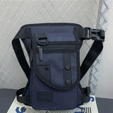 Maxbell Drop Leg Pouch Bag Fishing Tackle Bag Fittings for Biking Hiking Traveling Gray