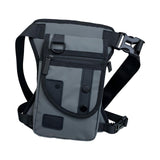 Maxbell Drop Leg Pouch Bag Fishing Tackle Bag Fittings for Biking Hiking Traveling Gray